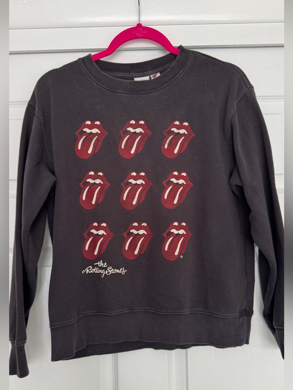 H&M | Women's Rolling Stones crewneck sweatshirt SMALL